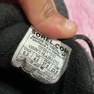 Sorel Kinetic RNEGD Sporty Chunky Sneaker Womens 6.5 Black Grey Wavy Platform thumbnail 7
