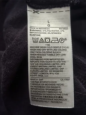 Gap soft spun a line dress size navy thumbnail 5