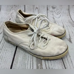 Worn UGG Hally Canvas Sneakers Shoes Lining Textile Sheepskin thumbnail 3
