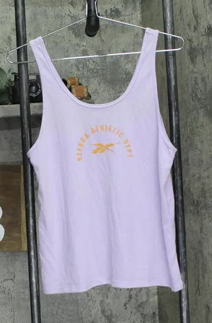 NEW Reebok Womens Knit Active Graphic Tank Top Purple M thumbnail 1