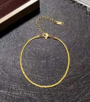 Ankle Bracelet, Gold Ankle Bracelet thumbnail 4
