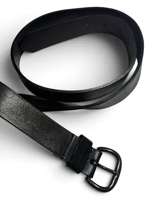Carhartt Women’s Bridle Leather Debossed Keeper (Black) Belt Sz L thumbnail 1