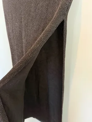 Gunne Sax Jessica McLintock Black strapless sparkle evening dress size 3 thumbnail 6