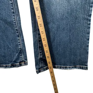 American Eagle Favorite Boyfriend Jeans Stretch Blue Low Rise‎ 8S 8 Short Y2K thumbnail 8