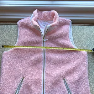 Crown & Ivy Pink Fleece Vest thumbnail 8