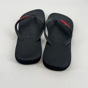 Havaianas black slip on thong flip flop sandals basic neutral every day unisex thumbnail 5