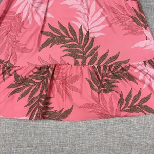 Joyspun Dress Teens XL Pink Square Neck Strappy Smocked A-Line Knee Length thumbnail 3