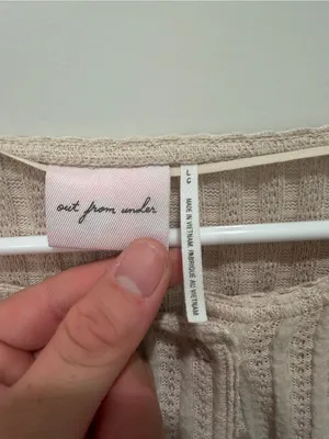 Waffle-Knit Cropped Button Cardigan - Blush thumbnail 3
