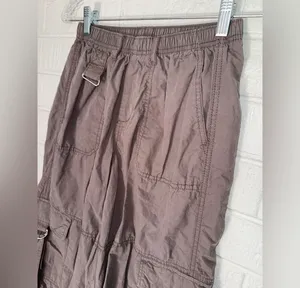 NWT WILD FABLE XXS Women's Mid Rise Wide Leg Relaxed Cargo Pants XXS thumbnail 2