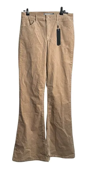 Brown Corduroy‎ Flare Pants High Rise Y2K Boho Tractr 4/27 NWT thumbnail 1