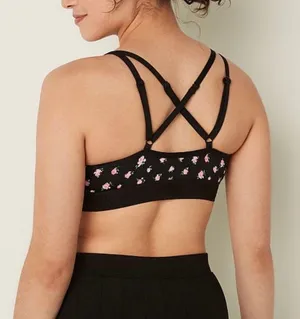 PINK - Victoria's Secret New ULTIMATE STRAPPY BACK LIGHTLY LINED SPORTS BRA thumbnail 3