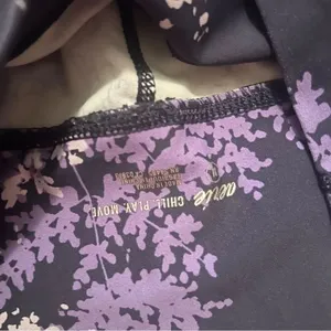 Women’s Aerie Ankle Leggings Floral Purple Size M thumbnail 5
