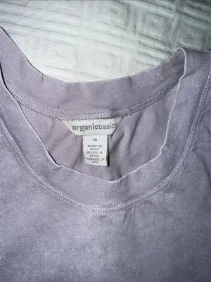 Organic Basics Lilac Bralette Purple Size M thumbnail 2