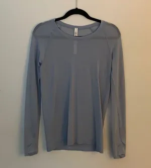 lululemon long sleeve blue shirt thumbnail 2