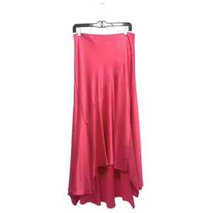 Alice + Olivia Rosa Slip Skirt Pink Asymmetric Feminine Satin Women's Size 10 thumbnail 7