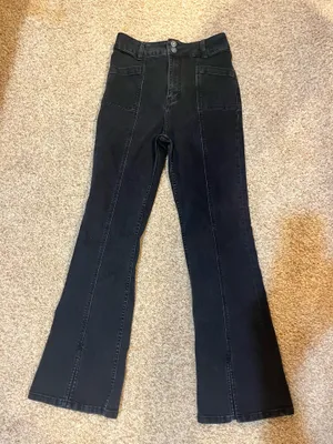 Motel Rocks Jeans Flare Black thumbnail 1