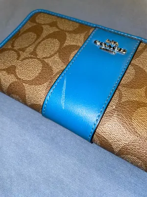 Blue Coach Wallet thumbnail 2