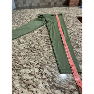 OFFLINE by Aerie Real Me Crossover Leggings S Petite Green High Rise 7/8 25" thumbnail 6