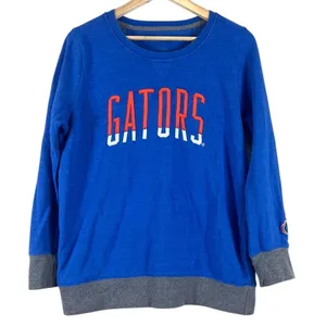 University of Florida Gators Sweatshirt Womens S Blue Crewneck Collegiate Cozy thumbnail 1