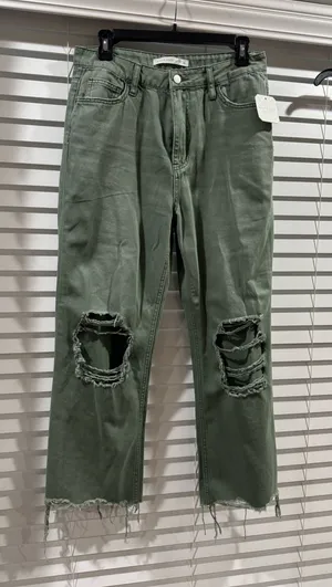 Altar'd State Fray hem pants  thumbnail 1