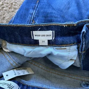 Madewell Womens Wide Leg Crop Jeans Size 26 X 23.5 F6251 Denim High Rise thumbnail 5