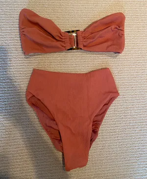 Toluca Swim Juliette Onyx Rib Top ❗️No Longer Making❗️ thumbnail 1