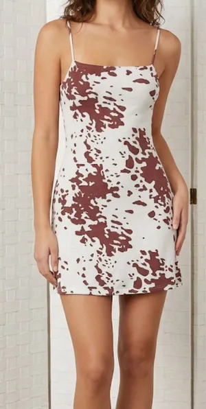 Rachel Studio Patterned Mini Dress Size S White thumbnail 1