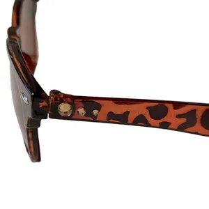 Vintage Tortoiseshell Sunglasses Brown Amber Retro Unbranded thumbnail 3