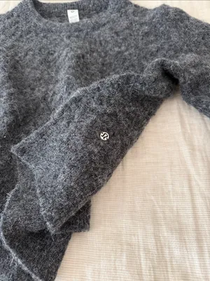 lululemon athletica Charcoal Alpaca Crewneck Sweater thumbnail 3