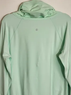 Lululemon Healthy Heart Mint Green Pullover Approx Medium to Large Flaw thumbnail 8