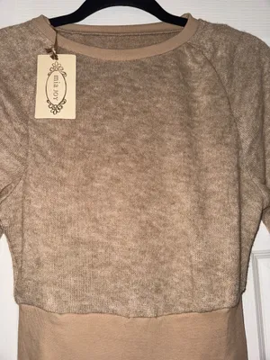 MIA Joy Dress Medium Women’s Cottagecore Boho Cream Long Sleeve Ruffle Lined thumbnail 2