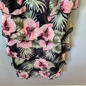 NWT‎ Raga small women’s floral dress beaded thumbnail 3