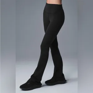 ALO bootcut airbrush leggings in black size S thumbnail 3