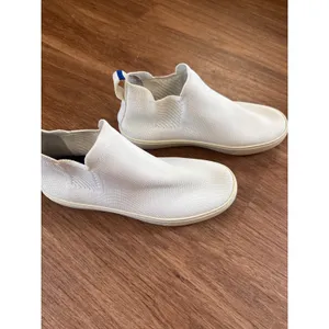 Rothys Womens Chelsea Boot Bright‎ White Knit Sustainable Ankle Boots Size 7.5 thumbnail 3