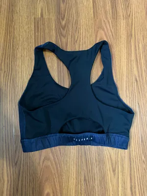 All Fenix x Anthropologie Snakeskin Blue Black Athletic Sports Bra Large thumbnail 3