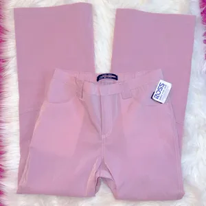 Silence + Noise Pink Flare Pants thumbnail 1