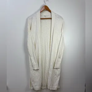 GAP Cream Women's Sweater Cardigan 100% Cotton size M thumbnail 3