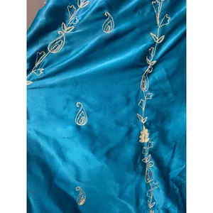 Soft Surroundings peacock teal Indian embroidered vintage medium (b57) thumbnail 7
