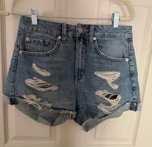 Garage Denim Shorts Distressed thumbnail 1