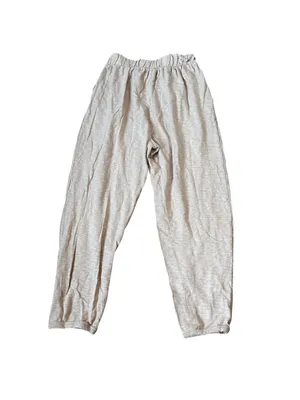Free People Beach Pink Slub Knit Cotton Harem Style Pants Slouchy Grunge Casual thumbnail 4