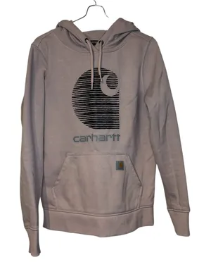 Carhartt Womens Sweater Hooded Rain Defender Relaxed Fit Long Sleeve Pullover XS thumbnail 1