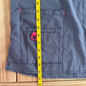 Carhartt Force Cross-Flex‎ Scrub Top Size S Grey V-Neck Medical Uniform C12110 thumbnail 8