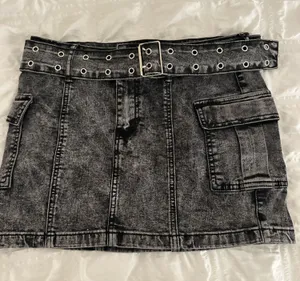 Windsor Jean Skirt with Belt thumbnail 1