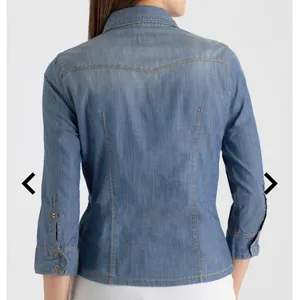 Guess Lexi denim shirt distressed look J thumbnail 3