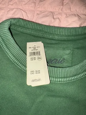 Aerie Oversized Crewneck Sweatshirt thumbnail 2