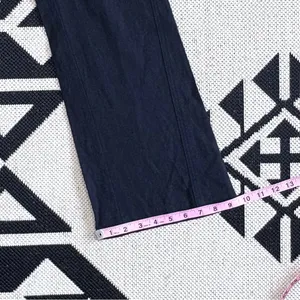 Roxy Oceanside Linen Blend Flare Beach Pants in Black Small thumbnail 11