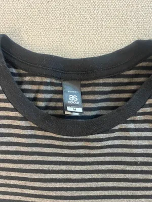 Black Striped Tee Size M thumbnail 2