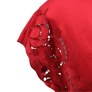 Y2K BCBGMaxAzria Cherry Red Babydoll Sweetheart Tieback Blouse Eyelet Size‎ S thumbnail 5