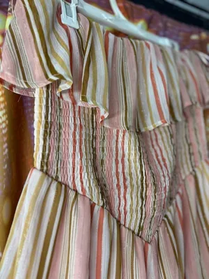 Sadie and Sage Pink & Gold Shimmery Romper ✨ thumbnail 3