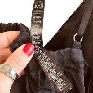 Athleta Calm‎ Cool Jumpsuit M Black Cupro Wide Leg Strappy Minimalist Chic Flowy thumbnail 4